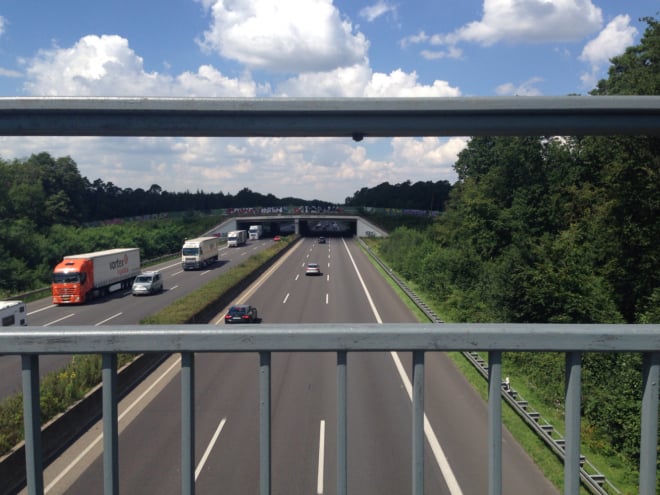 Auf der Autobahn