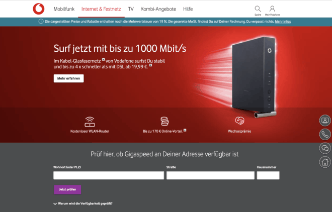 Mein Weg zu Vodafone