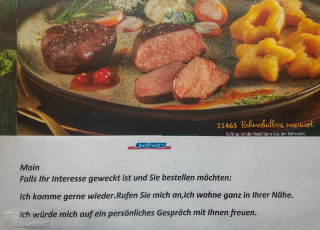 bofrost auf Kundenfang