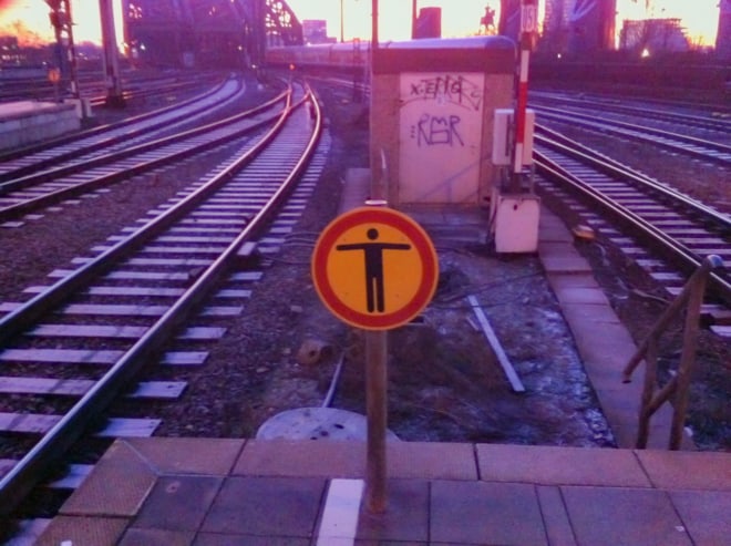 Auch mit Fahrkarte kein Durchgang