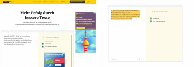 Notwehr mit CSS