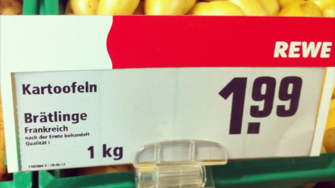 Realitätsfern einkaufen