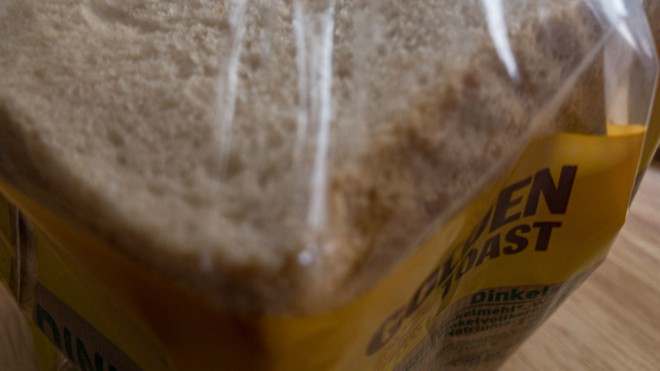Toast in Plastik