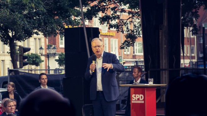 SPD-Wahlkampf in Emden