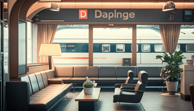 Symbolbild einer DB-Lounge