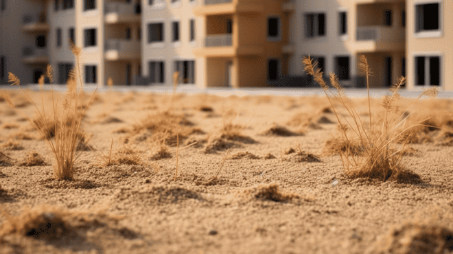 Was vom Rasen übrig blieb