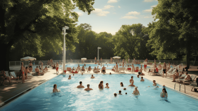 Sommerspiele im Freibad