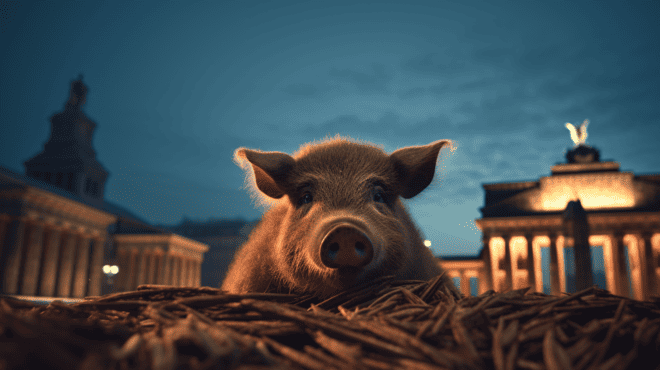 Wildschwein in Berlin