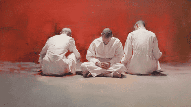 Drill bei der katholischen Kirche