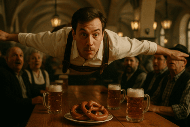 Stammtischtiefflieger in ihrer natürlichen Umgebung