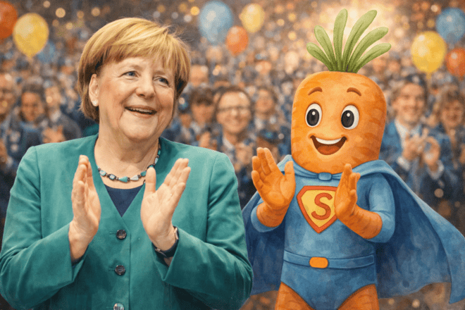 Angela Merkel fermentiert
