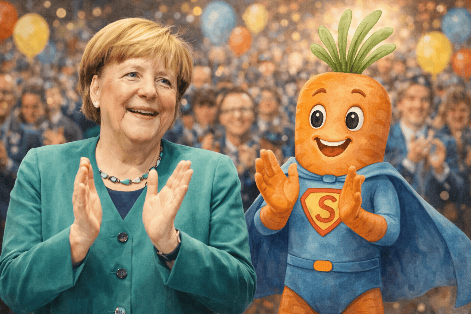 Angela Merkel fermentiert