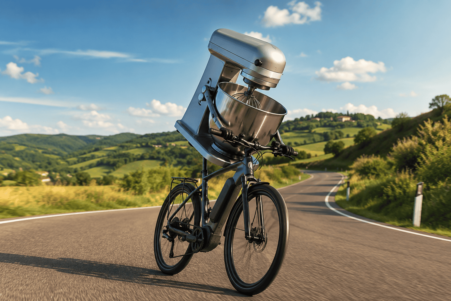 Ghostwriter hat sein E-Bike verliehen